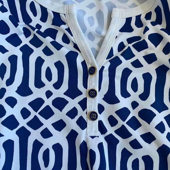 J. McLaughlin Geometric Catalina Cloth Sheath Dress Size S Artsy Career Work - Picture 6 of 8